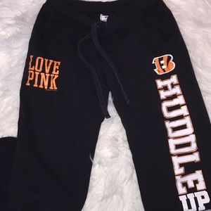 Pink boyfriend pants